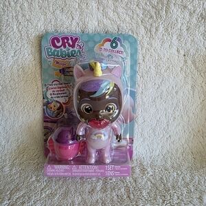New Cry Babies JASSY Unicorn Outfit Magic Tears w Pacifier & Water Cup IMC Toys